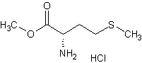 L-蛋氨酸甲酯盐酸盐结构式