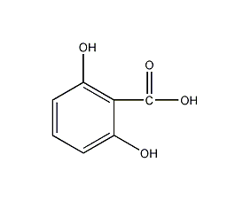 2,6-二羟基苯甲酸结构式