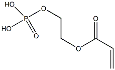 二[2-(甲基丙烯酰基氧基)乙基]磷酸结构式