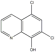 5,7-二氯-8-羟基喹啉结构式