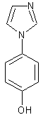 4-(咪唑-1-基)苯酚结构式