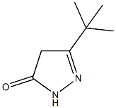 3-叔-丁基-2-吡唑啉-5-酮结构式