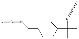 三甲基-1,6-二异氰酸基己烷结构式