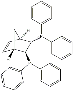 (2R,3R)-(-)-2,3-双(二苯基膦)二环[2.2.1]庚基-5-烯结构式