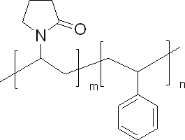 Poly(1-vinylpyrrolidone-co-styrene)