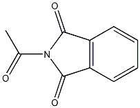 N-乙酰基酞亚胺结构式