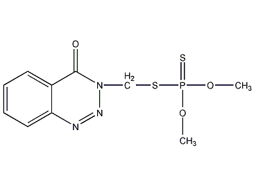 甲基谷硫磷结构式