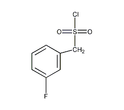 4-氟苯基甲磺酰氯结构式