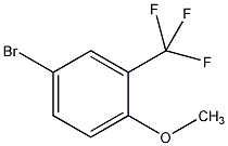4-溴-2-(三氟甲基)苯甲醚结构式