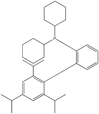 2-二环己基磷-2,4,6-三异丙基联苯结构式