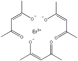 n水合乙酰丙酮化铒结构式