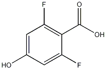 2,6-二氟-4-羟基苯甲酸结构式