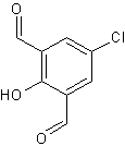 2,6-二甲酰基-4-氯苯酚结构式