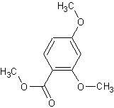 2,4-二甲氧基苯酸甲酯结构式