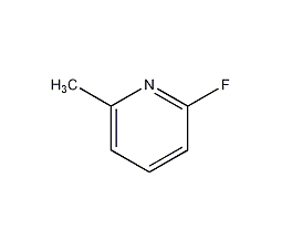 2-氟-6-甲基吡啶结构式