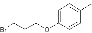 1-(3-溴丙氧基)-4-甲基苯结构式