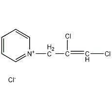 1-(2,3-二氯烯丙基)氯吡啶结构式