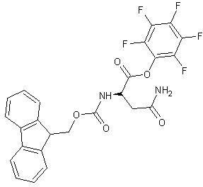 FMOC-L-天冬氨酸五氟苯酯结构式