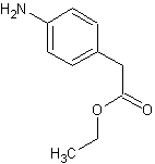 4-乙氨基苯乙酸乙酯结构式