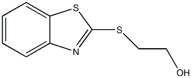 2-(2-苯并噻唑基硫代)乙醇结构式