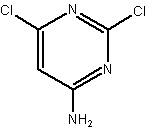 4-氨基-2,6-二氯嘧啶结构式