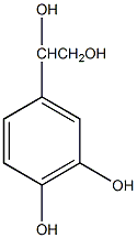 DL-3,4-二羟基苯基二醇结构式