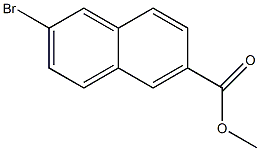 6-溴-2-萘甲酸甲酯结构式