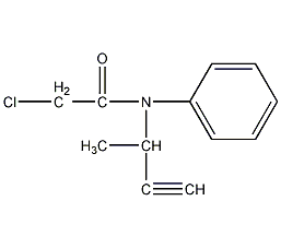 丙炔草胺结构式