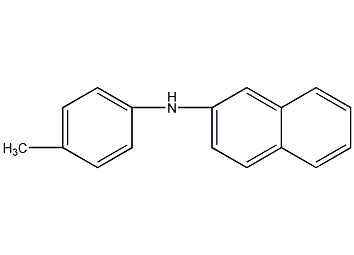 N-对苯甲基-2-萘胺结构式