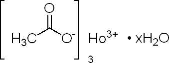 乙酸钬水合物结构式