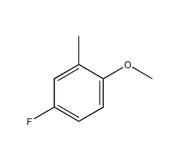 4-氟-2-甲基苯甲醚结构式