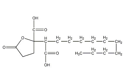 4,5-二羧基-γ-环十五内酯结构式
