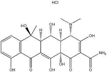 氧四环素盐酸盐结构式