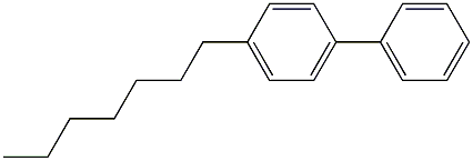 4-庚基联苯结构式