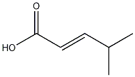 4-甲基-2-戊烯酸结构式