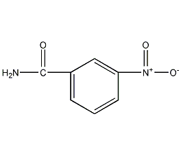 间硝基苯甲酰胺结构式
