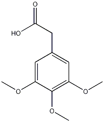 3,4,5-三甲氧基苯乙酸结构式