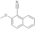 2-甲氧基-1-萘腈结构式