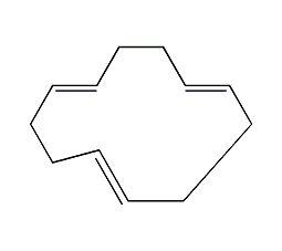 反,反,反-1,5,9-环十二烷基三烯结构式