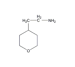 4-(2-氨乙基)四氢吡喃结构式