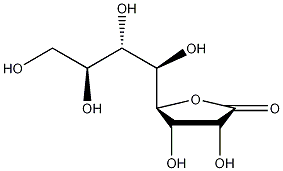 α,β-葡萄糖辛酸γ-内酯结构式
