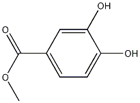 3,4-二羟基苯甲酸甲酯结构式