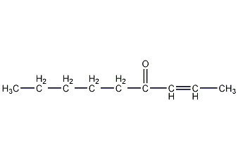 2-壬烯-4-酮结构式