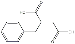 DL-苄基琥珀酸结构式