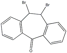 反-10,11-二溴二苯并环庚酮结构式