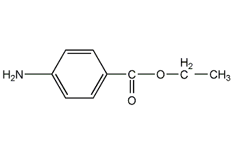 对氨基苯甲酸乙酯结构式