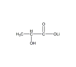 L-乳酸锂结构式