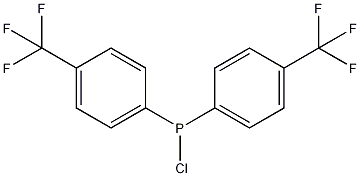 氯化双[4-(三氟甲基)苯基]磷化氢结构式