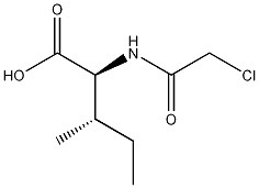 氯乙酰基-L-异亮氨酸结构式