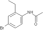 4-溴-2-乙基乙酰苯胺结构式